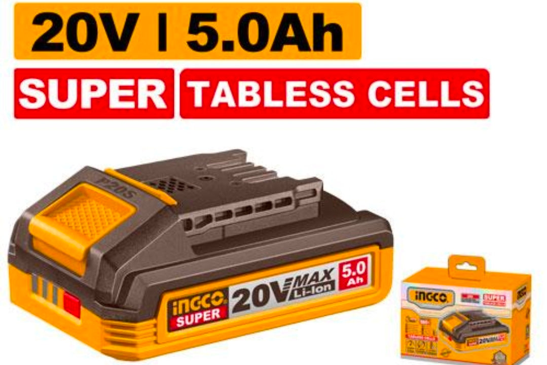 INGCO FBLI2125 20V 5.0Ah Lithium-Ion Battery – P20S