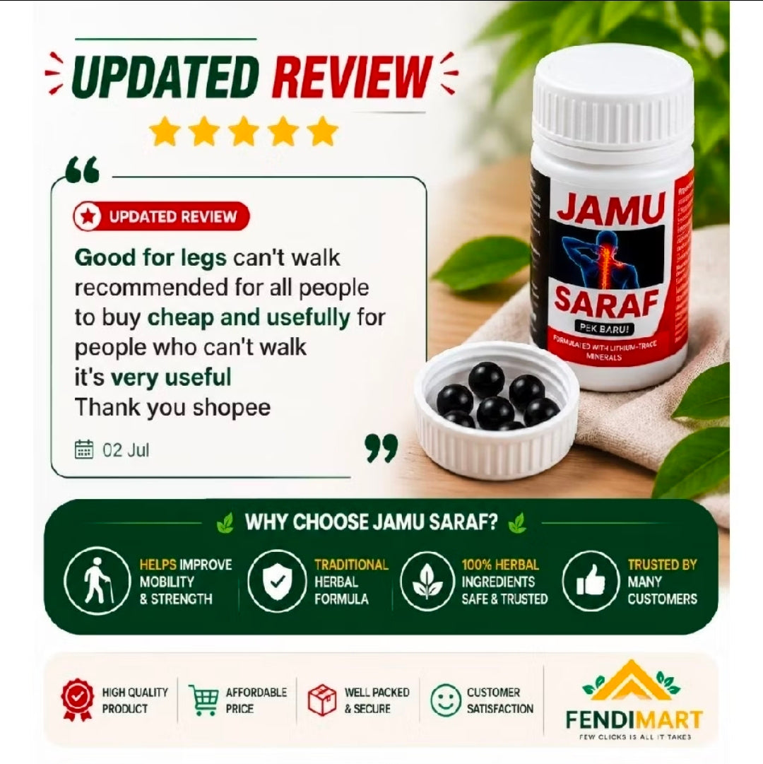 Jamu Saraf – Traditional Herbal Formula with Tongkat Ali & Ginseng Extract