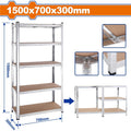 WADFOW 5-Tier Boltless Storage Shelves 175kg/Layer 700x300x1500mm WTS1A73